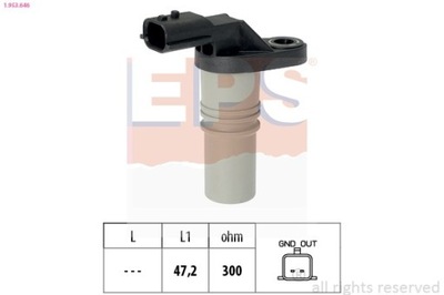 SENSOR POSICIÓN DE EJE CIGÜEÑAL RENAULT MEGANE 1,4-1,6 08- 1-953-646  