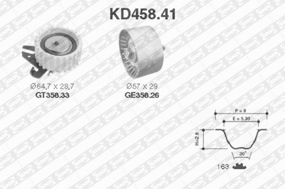 COMPUESTO ENGRANAJE DE DISTRIBUCIÓN SNR KD458.41 KD45841  