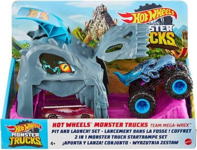 Hot Wheels Monster Trucks Wyrzutnia Mega Wrex GVK00