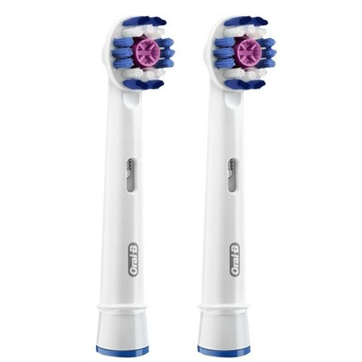 KOŃCÓWKI DO SZCZOTECZKI ELEKTRYCZNEJ ORAL-B 3D WHITE EB18 2 SZTUKI