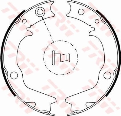 КОЛОДКИ ГАЛЬМІВНІ РУЧНОГО MITSUBISHI GALANT/LANCER/OUTLANDER 91- GS8479