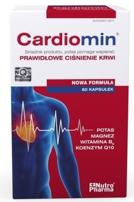 Cardiomin magnez witamina B6 koenzym Q10 60 kaps