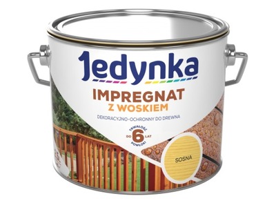 Jedynka impregnat z woskiem do drewna 2,5L sosna