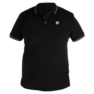 Koszulka Polo Wędkarska Preston Black Polo Shirt r. L