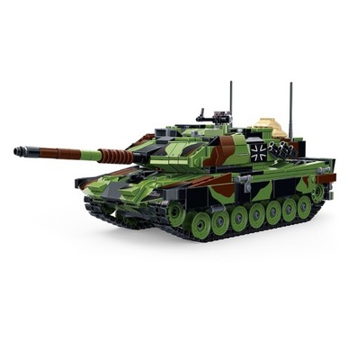klocki wojsko czołg leopard 2a6 battle tank