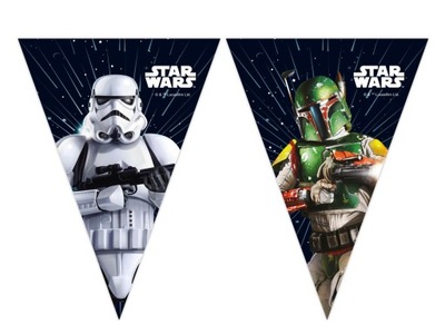 Baner urodzinowy flagi Star Wars Gwiezdne Wojny