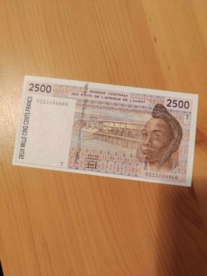 Togo - 2500 Franków - 1992 - UNC