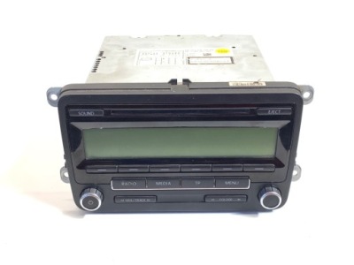 Радіо vw passat b7 1k0035186aa 10-15 програвач мультимедіа, стерео фото №1