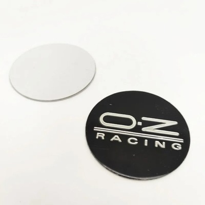 Black4pcs 45 mm Oz Racing Wheel Center Cap Sticker Emblem Car Hubcaps Cover