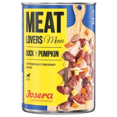 JOSERA Meatlovers Menu Kaczka z dynią 6x800 g