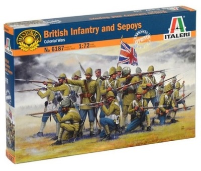 1:72 British Infantry and Sepoys Colonial Wars