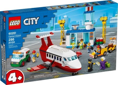 LEGO CITY 60261 SAMOLOT LOTNISKO PORT LOTNICZY new