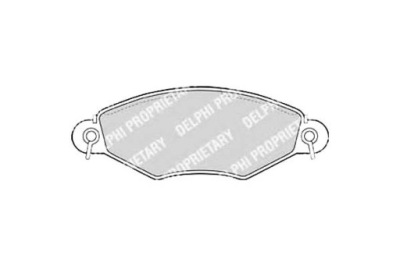 Delphi тормозные колодки тормозные citroen xsara kia carnival фото №1