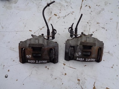 Суппорт левый перед audi a4 b7 2.0 tfsi фото №1