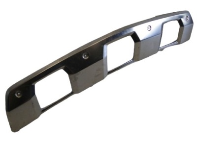 Mercedes ml w164 164 lift накладка лист хром na бампер передний фото №1