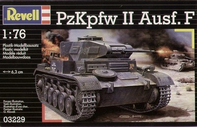 Revell PzKpfw II Ausf. F 1:76 Zestaw montażowy Czołg