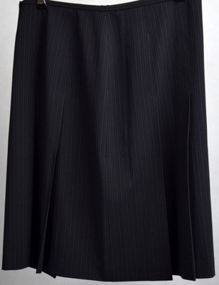 SPÓDNICA DAMSKA PLISOWANA GRUBE PLISY CZARNA XL
