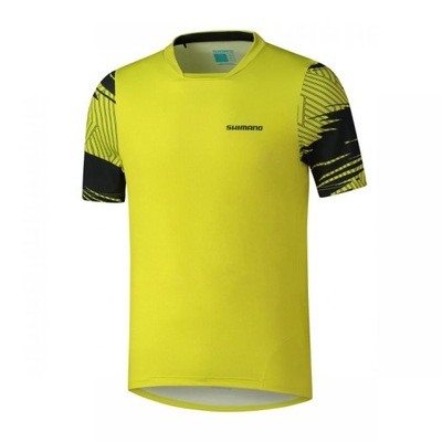 Koszulka rowerowa Shimano Myoko S.S Jersey | YELLO