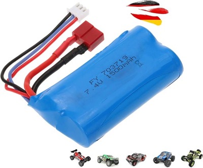 Bateria akumulator do samochód RC 1500mAh 7,4V HSP