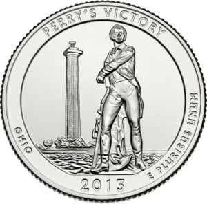 25 centów 2013 Perry Zwycięstwo UNC Filadelfia - P