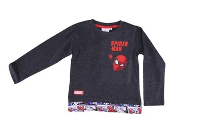 Bluzka długi rękaw 8 lat Spiderman Marvel 128 cm