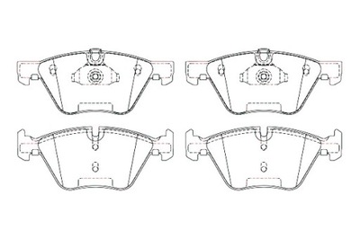 Breck гальмівні колодки гальмівні bmw 1 130 i e81 фото №1