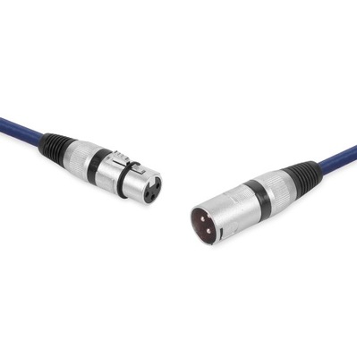 Kabel XLR Przedłużacz wtyk - gniazdo VITALCO 0,5 m