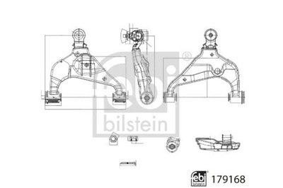 ВАЖІЛЬ ПЕРЕД FEBI BILSTEIN 179168