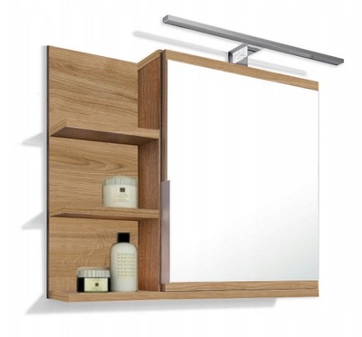 Szafka lustrzana łazienkowa z oświetleniem LED Szafka łazienkowa z lustrem