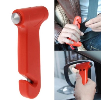 MARTILLO ZYCIA DE SEGURIDAD PARA VENTANAS I DE CORREAS NOZ AUTO ROJO  