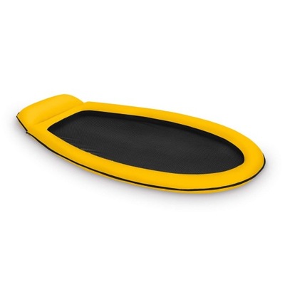 Materac plażowy do pływania z siatką, Intex, 178x94 cm, żółty
