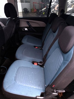 Citroen c4 ii grand picasso заднє сидіння сидіння задня задні фото №1