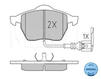 ZAPATAS DE FRENADO VOLKSWAGEN AUDI SEAT MEYLE  