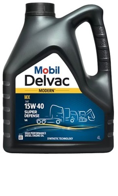 MOBIL DELVAC MODERN 10W40 СУПЕР DEFENSE V1 4L (MOBIL DELVAC XHP EXTRA)