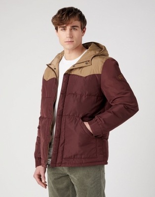 Kurtka Męska Wrangler Puffer Jacket Dahlia W40AWUH45 R. M