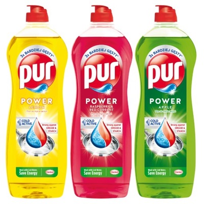 Pur 3x750ml MIX Dishwashing liquid Chef's secrets