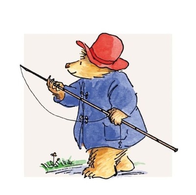 Karnet kwadrat z kopertą Paddington Fishing Praca zbiorowa