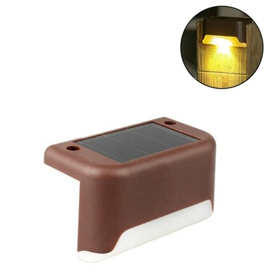 4/8/12pcs Solar Garden Step Deck Lights Outdoor LED Lamps Waterproof Solar