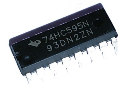 Układ 74HC595N Rejestr Przesówny DIP-16
