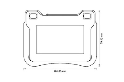 КОЛОДКИ ТОРМОЗНЫЕ КЕРАМИЧЕСКИЕ MERCEDES C (CL203) C T