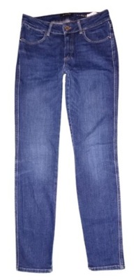 Massimo Dutti Mid Rise Skinny rurki elastyczne jeans 36