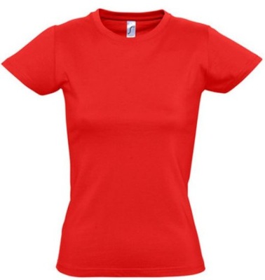 T-shirt koszulka SOL'S IMPERIAL, czerwony, roz. S