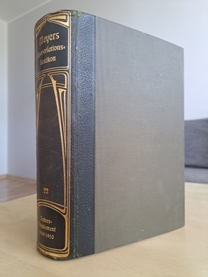 1910 rok. Meyers. Groses Konversations Lexicon