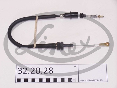 CABLE GAS OPEL ASTRA G 98- 32.20.28 LINEX CABLES LINEX 32.20.28 CABLE GAS  