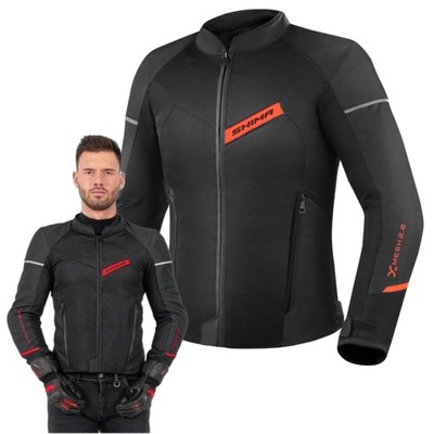 CHAQUETA SHIMA X-MESH 2.0 RED BLACK MESKA LETNIA MOTOCICLETA REGALO  