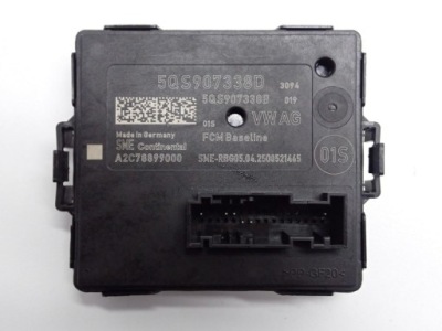 Модуль блок управления света 5qs907338d оригинал seat leon iv 4 kl 25r фото №1