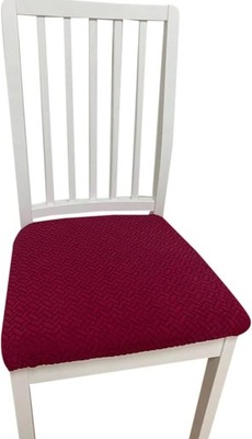 Żakardowe pokrowce na krzesła do jadalni, zdejmowany, zmywalny