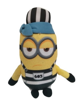 Minionek TIM JAKO więzień maskotka MINIONKI Jail Time