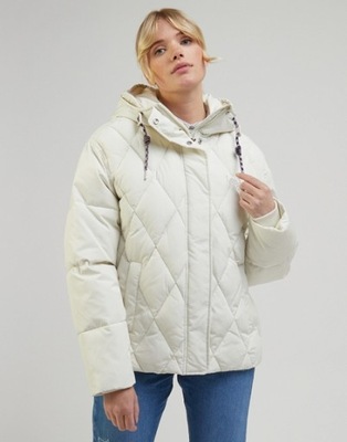 Kurtka Damska Lee Short Puffer Ecru LQ52EVA74 R.M