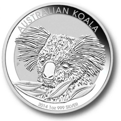 Srebrna Moneta Australian Koala 2014, 1 uncja